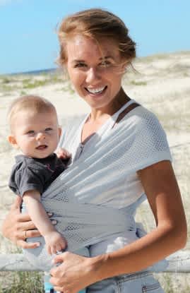 Fular portabebés Hin-Yari para el agua AZUL